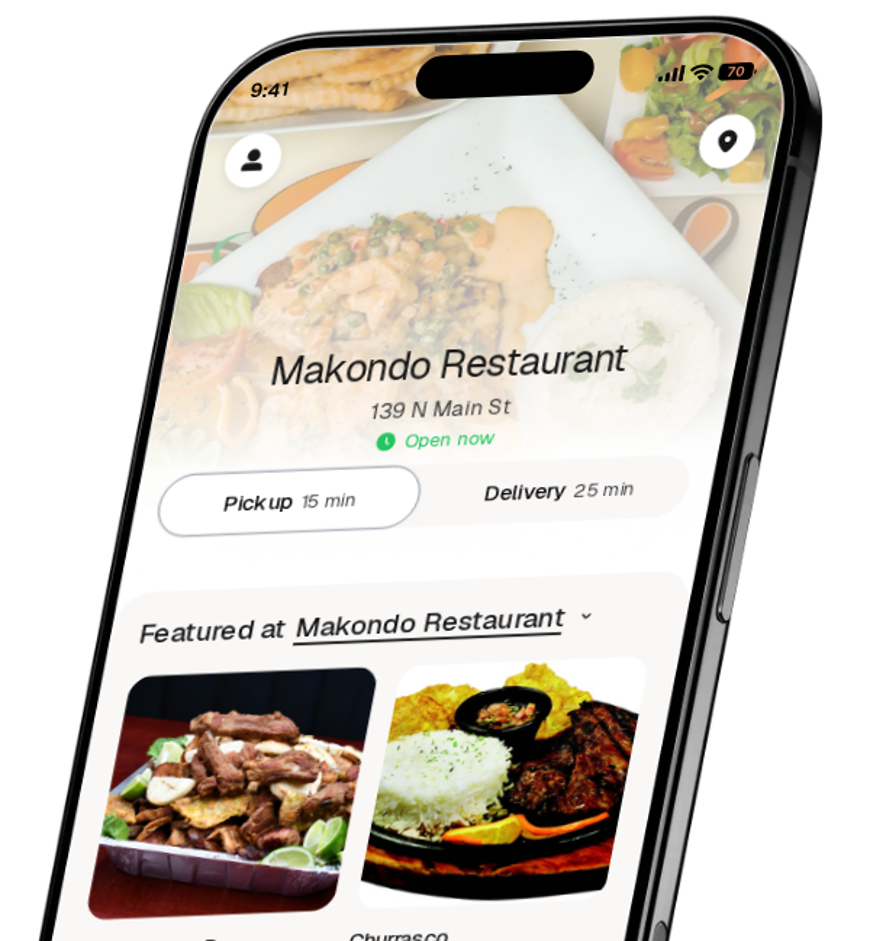 Makondo Restaurant app preview