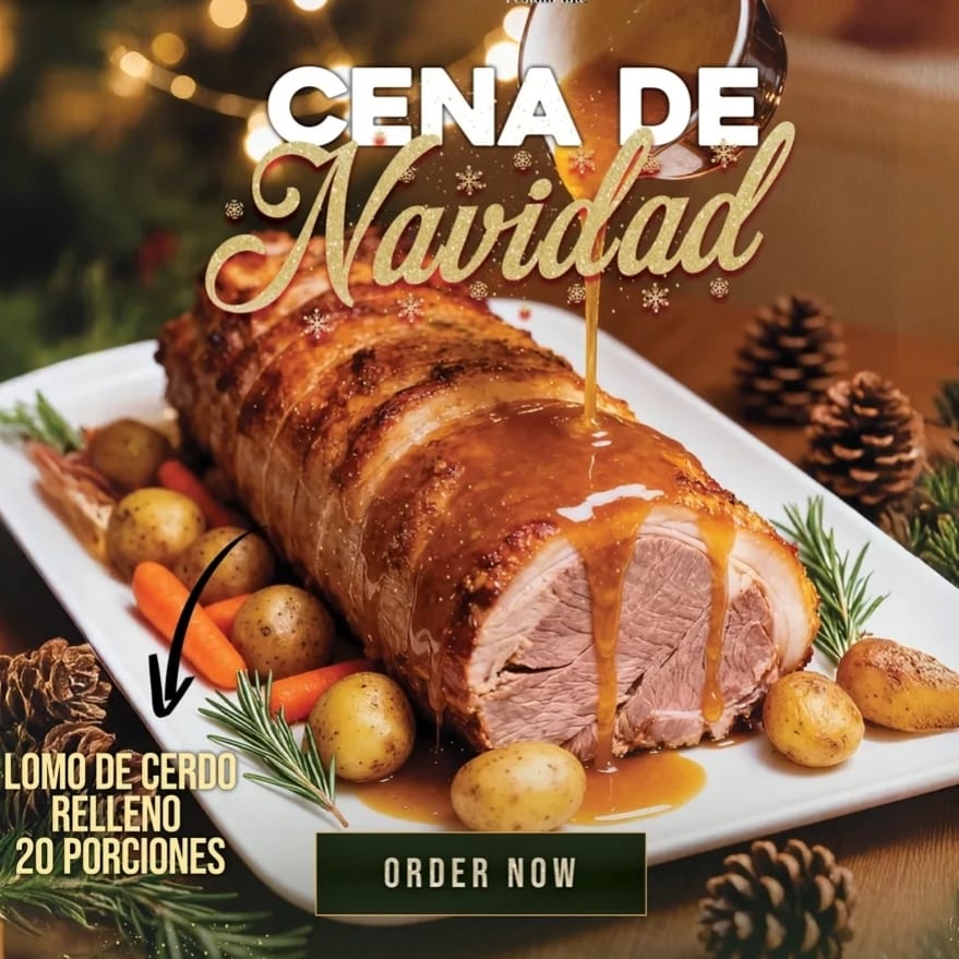 Lomo de Cerdo Relleno ( 20 porciones).