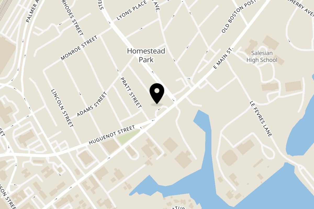 Map showing the location of Makondo Restaurant New Rochelle on 237 E Main St in New Rochelle